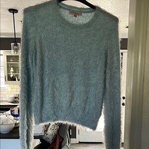 Fuzzy Blue Sweater
